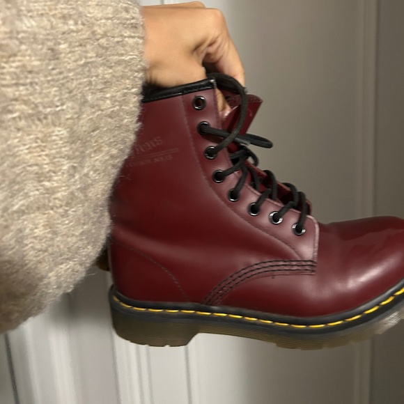 Dr. Martens Cherry Boots - Picture 1 of 5